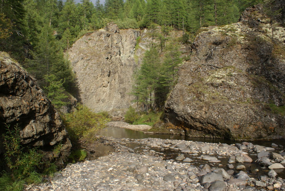 Река Ола. Каньон