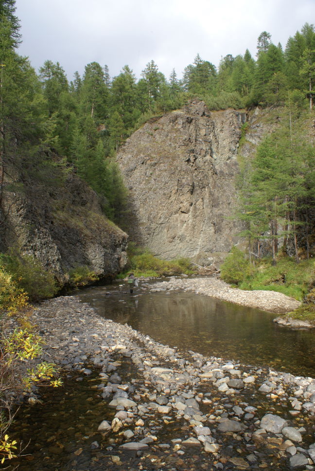 Река Ола. Каньон