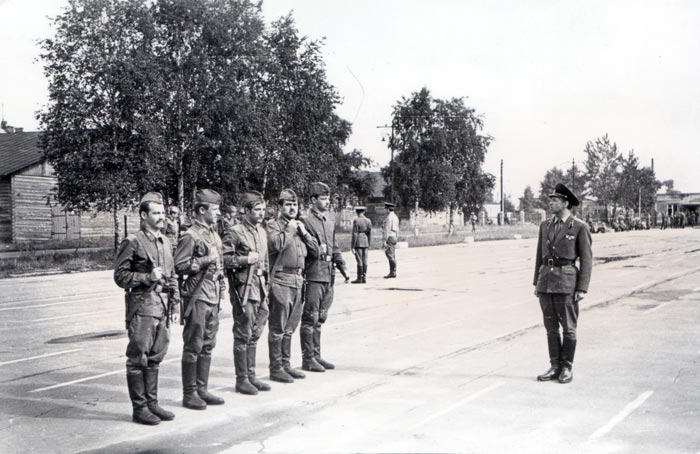 Военные сборы, строевая подготовка. 1983