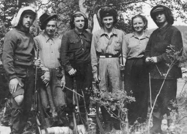 Кузнецкий Ала-Тау. 1956 г. Студенческая группа отряда ВСЕГЕИ