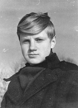 Сергей Миронов в старших классах школы. 1968 г.